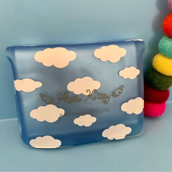 Hello Kitty Angel Blue Cloud PHOTO Wallet - Picture 2 of 2